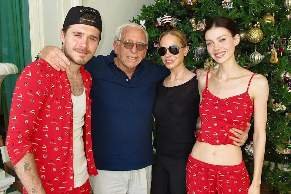 Brooklyn and Nicola Peltz Beckham with her parents Nelson and Claudia Nicola Peltz-Beckham/Instagram