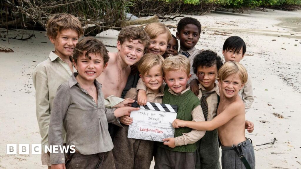 Lord of The Flies star, 10, made ‘friends for life’ filming in Malaysia Alfie and his fellow Littleuns in character on the beach, holding a clapper board