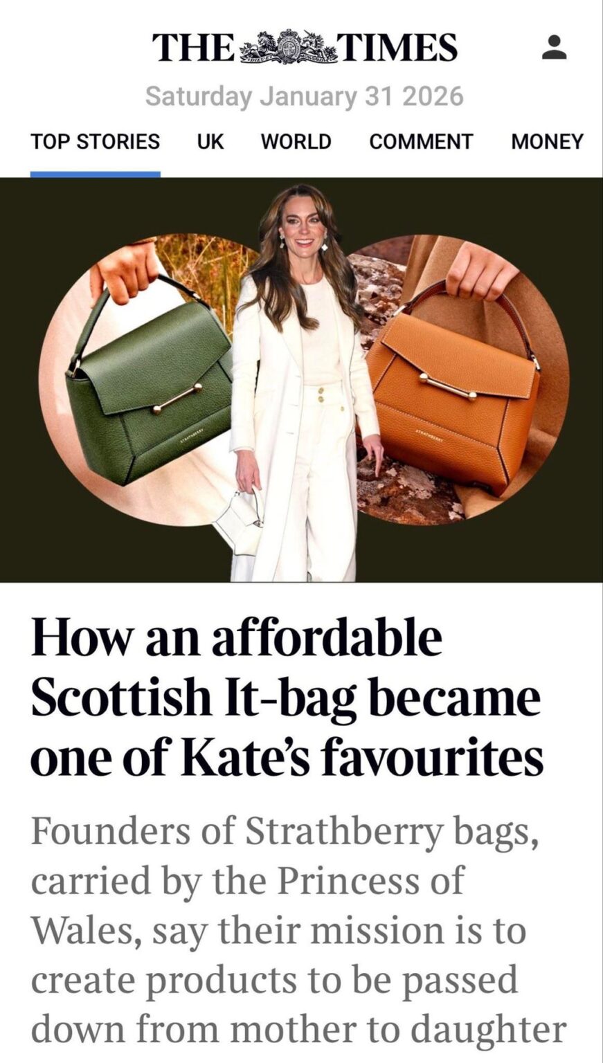 The Princess of Wales's favourite handbag brand are celebrating record results, thanks to the "Kate effect"