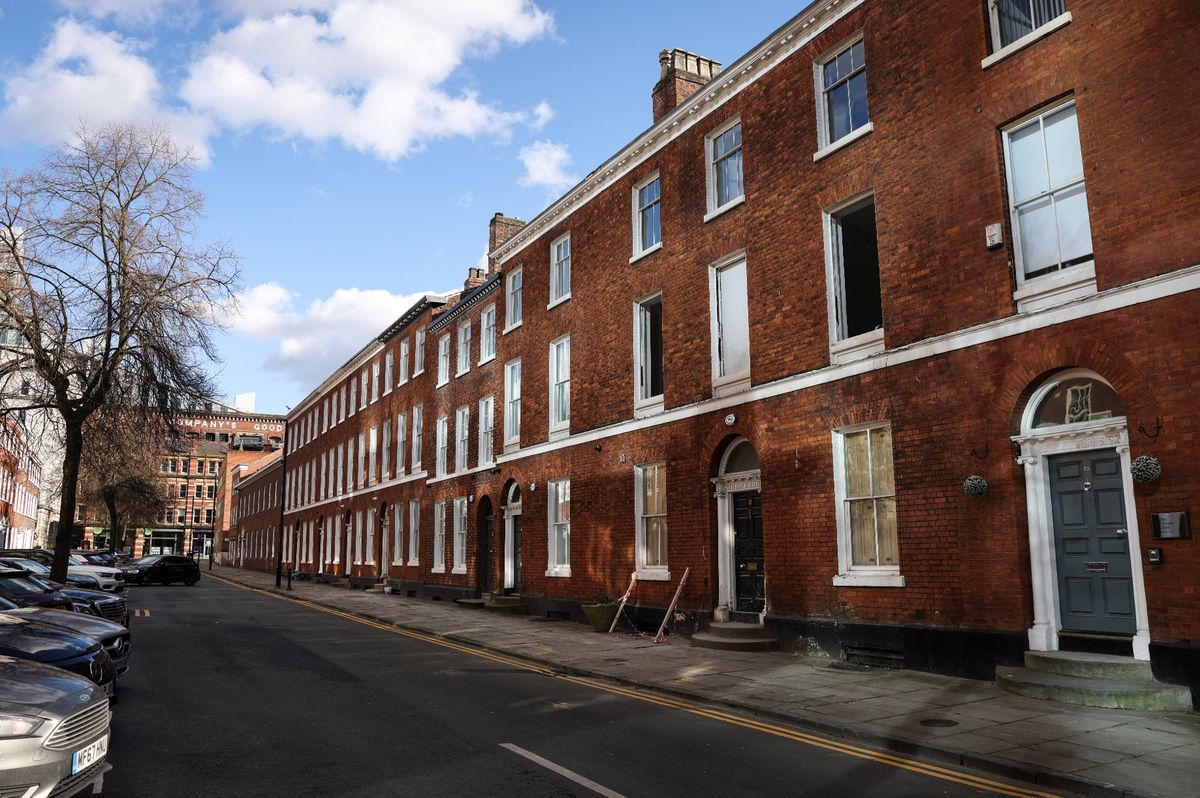 St John Street in the centre of Manchester