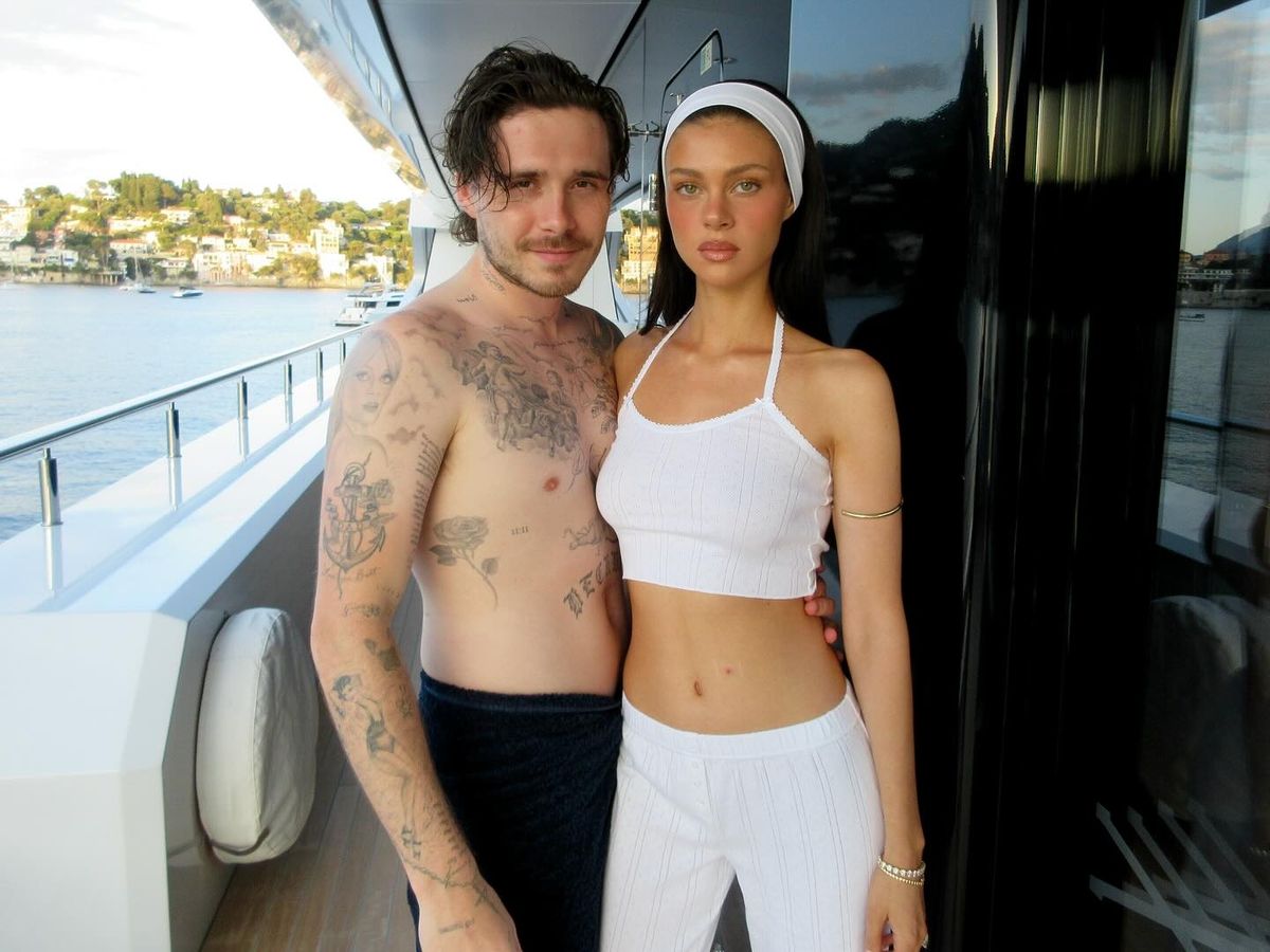 Brooklyn Beckham and Nicola Peltz.