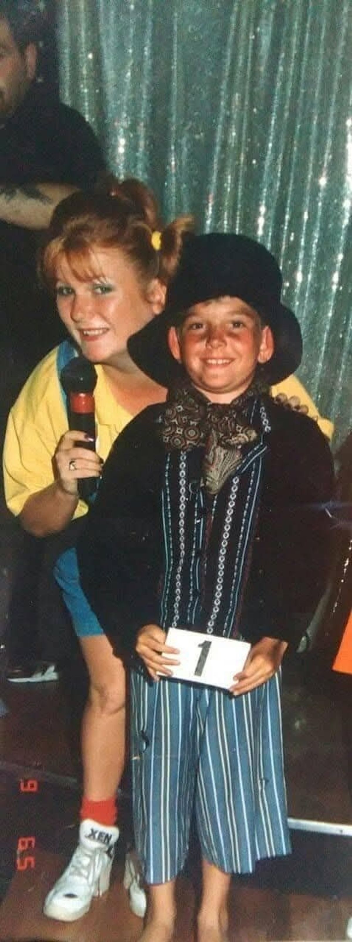 Dean Boroczky as a child