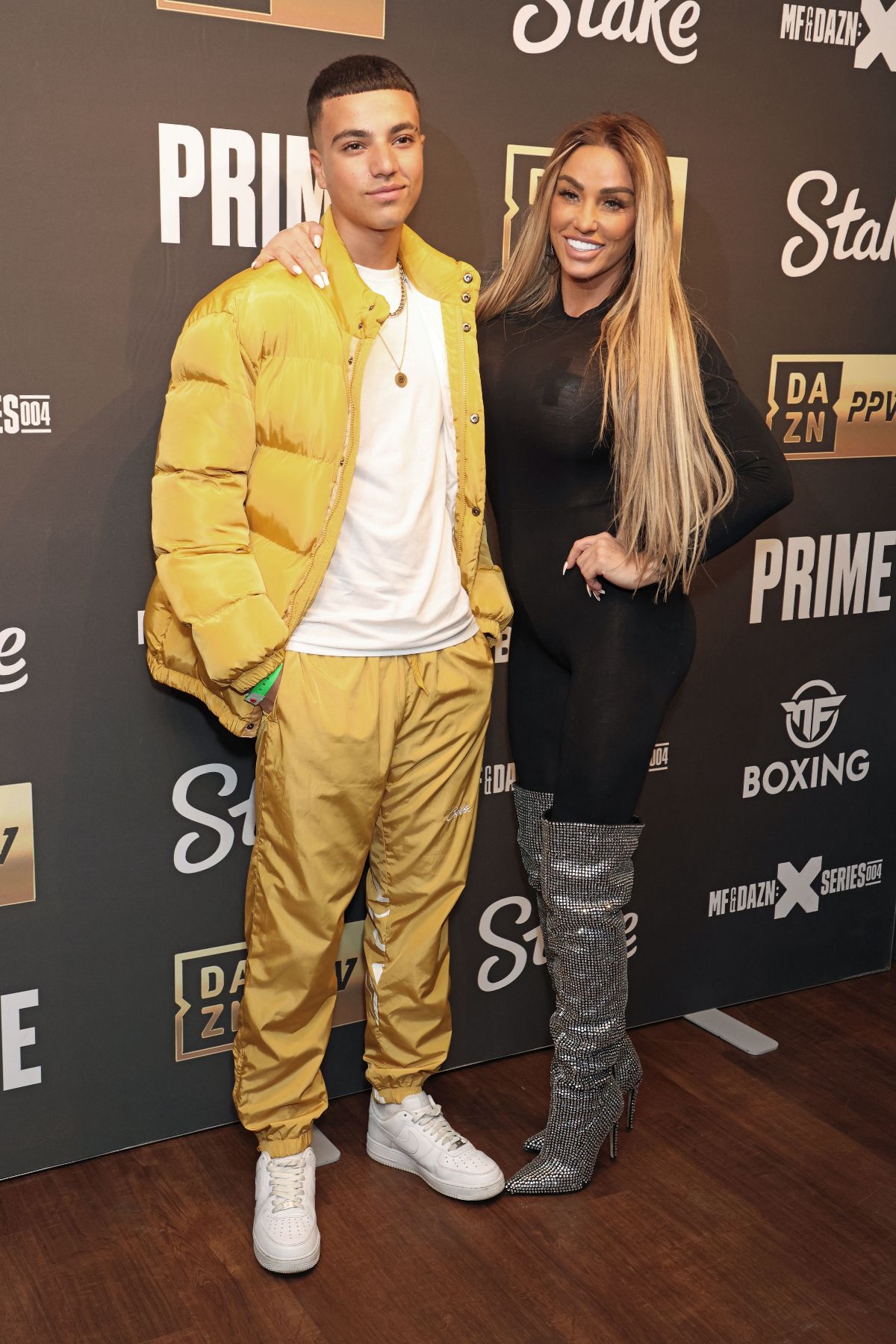 Junior Andre is happy his mum Katie and dad Pete are now being civil