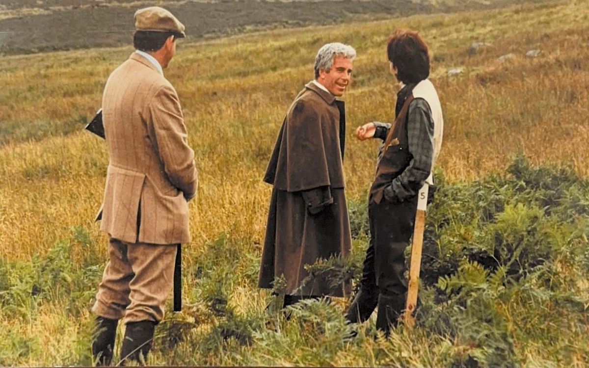 Andrew with Epstein and Maxwell shooting at Balmoral