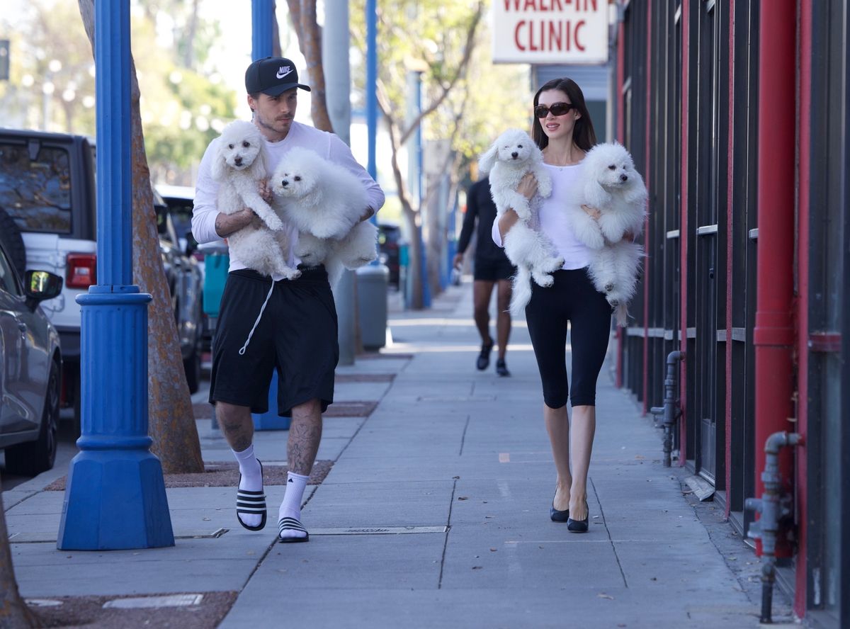 Brooklyn Beckham and his wife, Nicola Peltz