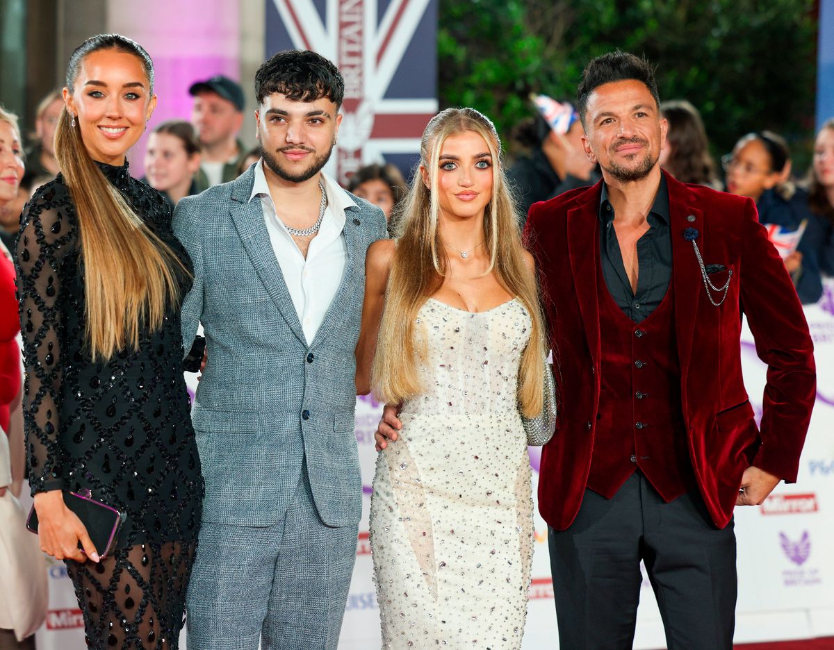 Emily MacDonagh, Junior Andre, Princess Andre and Peter Andre