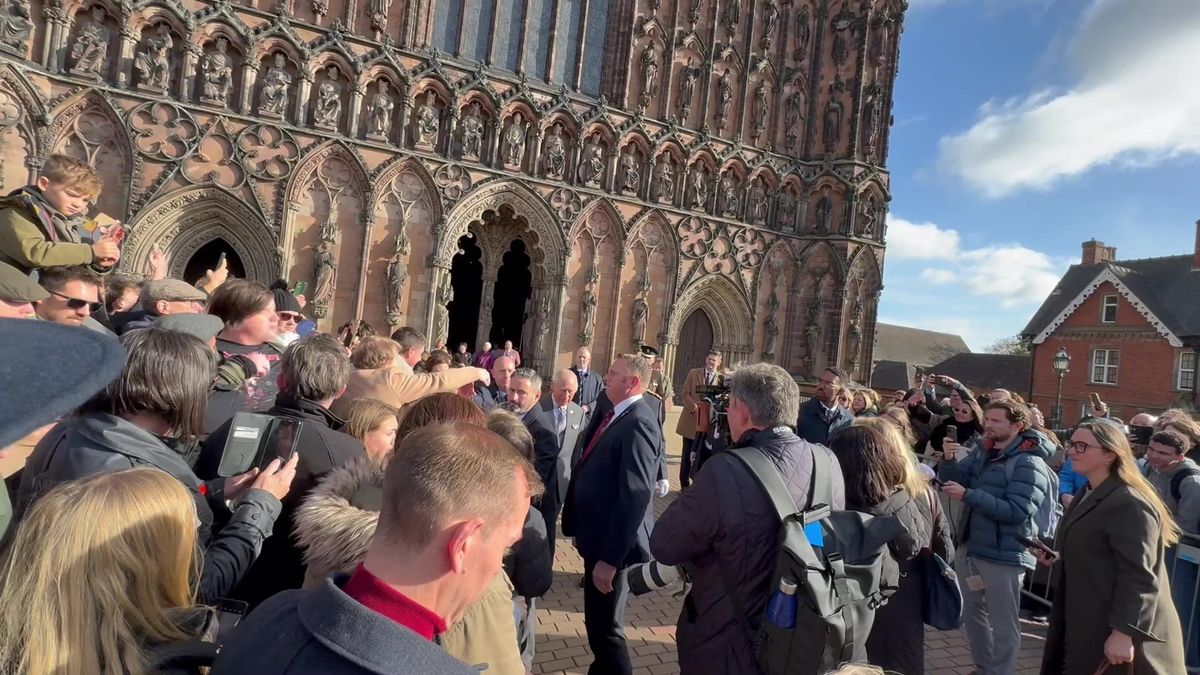 King Charles has been heckled over the scandal, including in Lichfield, Staffordshire
