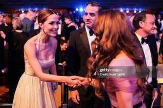Prince and Princess of Wales with Rose Byrne and Hannah Waddingham