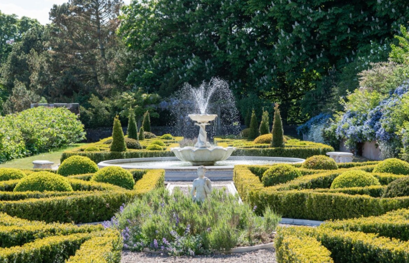 Ayton Castle gardens