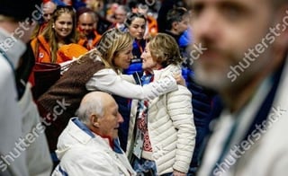 Dutch royals congratulating Norway’s royals after an Olympics win