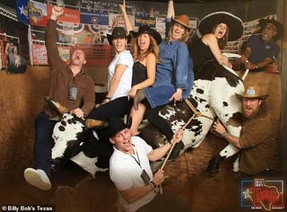 Zara and Mike Tindall were in the US last weekend, both were spotted riding a mechanical bull in Fort Worth then Mike attended the Super Bowl in California