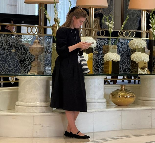 Princess Beatrice pictured in Riyadh, hosting 'afternoon tea'