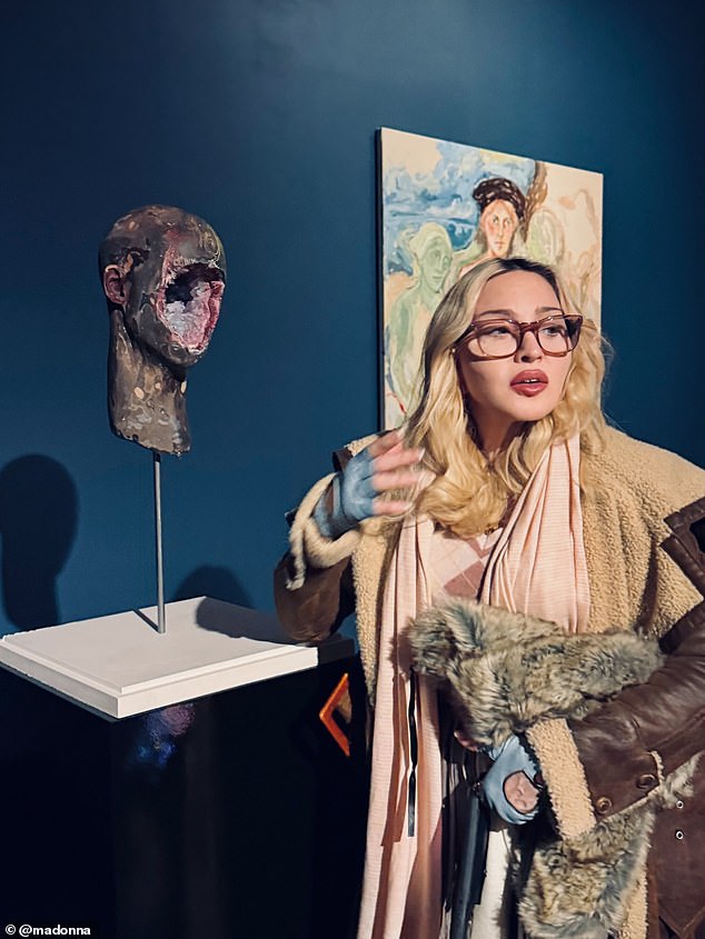 Madonna visited the Turner Contemporary art gallery which has hosted exhibitions of the works of world-famous artists including Emin's