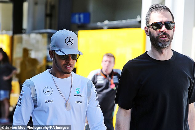 Lewis Hamilton has parted company with Marc Hynes (right) ahead of the upcoming F1 season