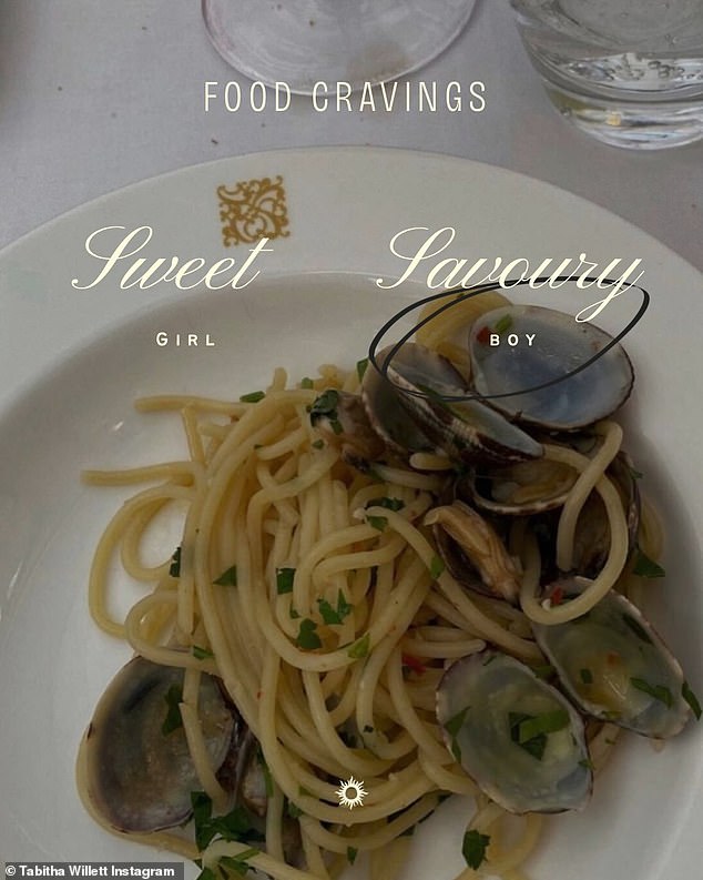 Tabitha shared a selection of different options and circled whether it was linked to expecting a son or a daughter