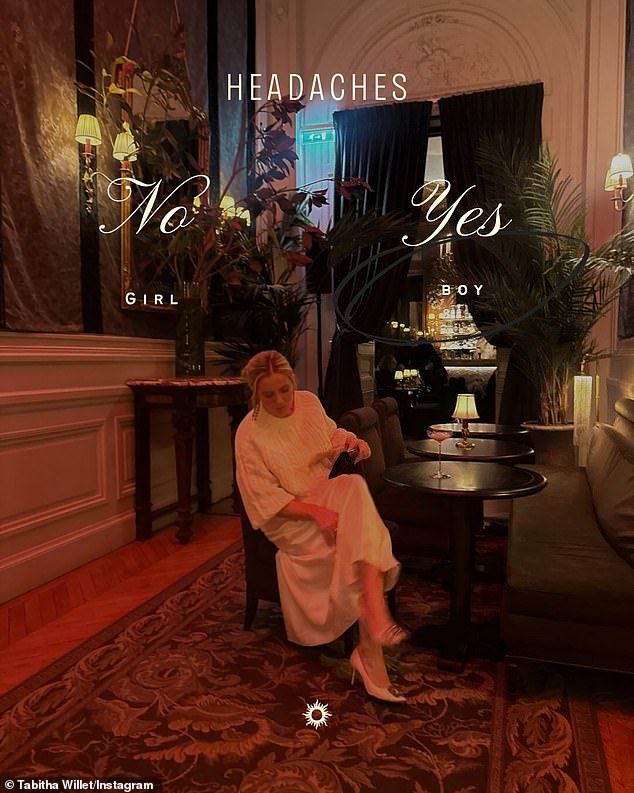 She also recently revealed to fans whether she thought she was expecting a little boy or girl by sharing what symptoms she had been suffering