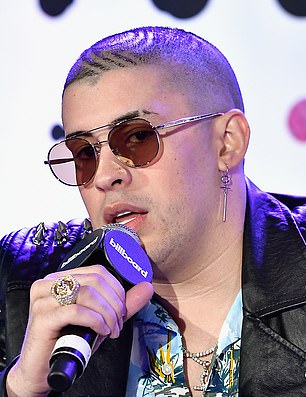 The singer pictured at the Billboard Latin Conference 2017
