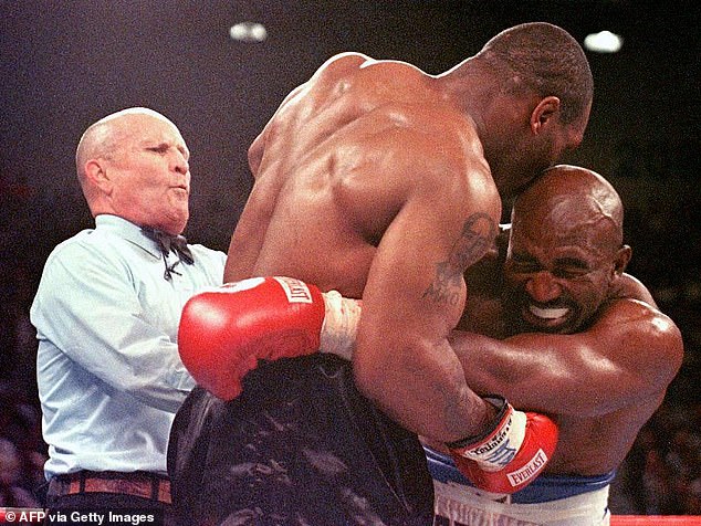She compared her bite to Mike Tyson's 1997 match with Evander Holyfield, one in which the boxing legend infamously chomped off a bit of his competitor's ear
