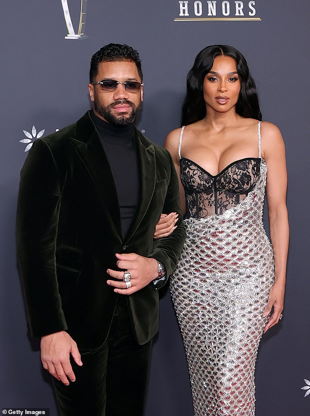 Ciara and her New York Giants quarterback Russell Wilson have been married since 2016 and share three children