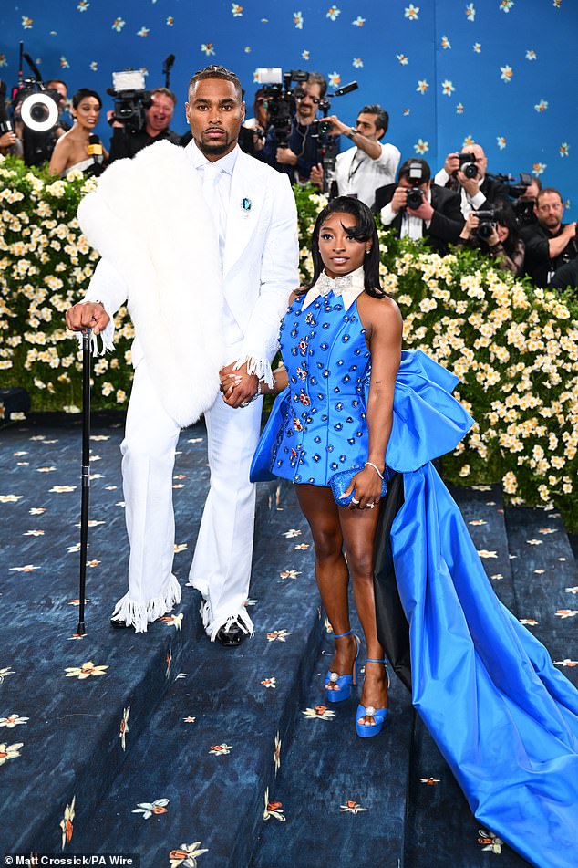 Olympian Simone Biles is married to Chicago Bears safety Jonathan Owens after they met on the celebrity dating app Raya shortly before the Covid pandemic in 2020