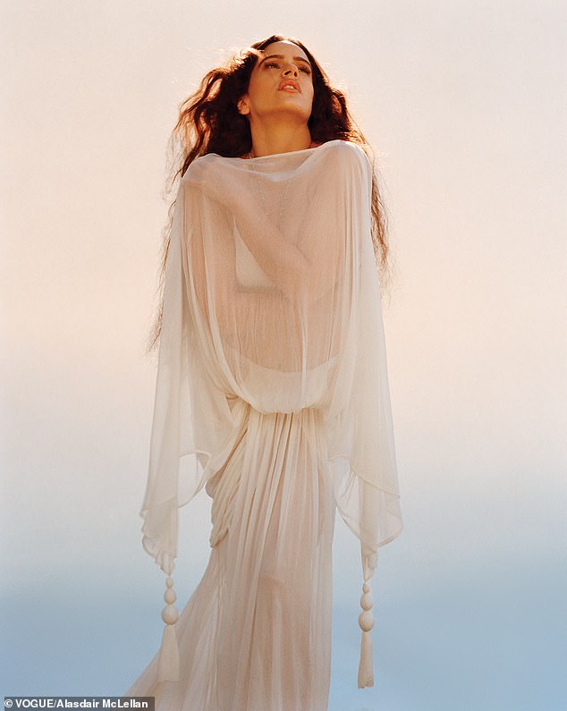 In her interview, she talked about sudden fame and how she deals with it: 'I feel like nowadays a lot of people reference celebrities, and celebrities reference celebrities. I prefer to reference saints'