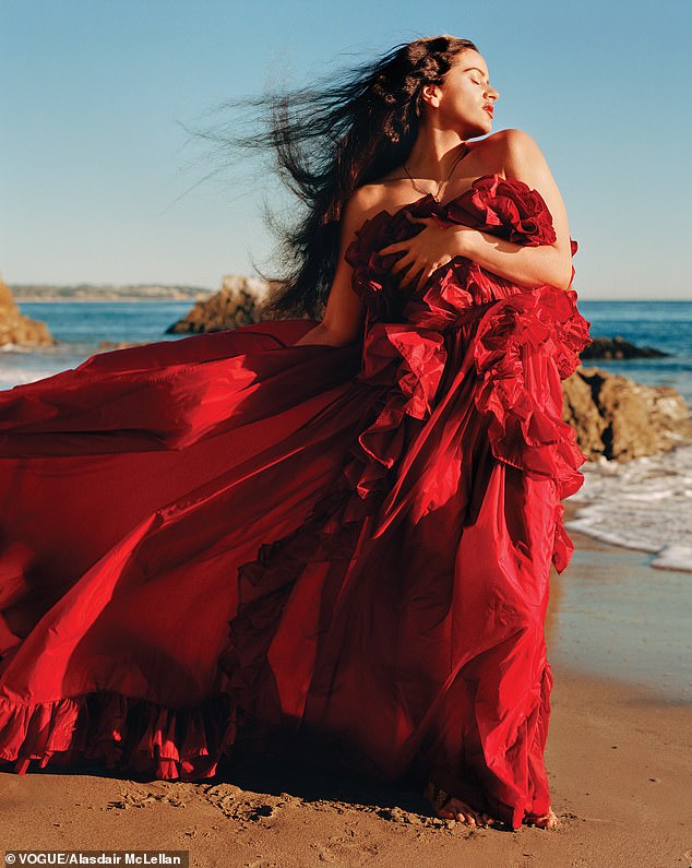 The star talked her early years too: 'My mom, she showed me Kate Bush since I was very young,' she said. 'I didn't appreciate it, but with years, it grew on me. 'I really like that song where she explains this possibility of exchanging places with God. A deal with God. It would always make me cry'