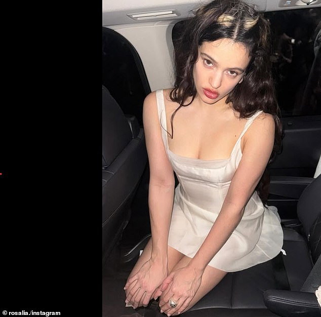 Seen on Instagram in a white dress last year