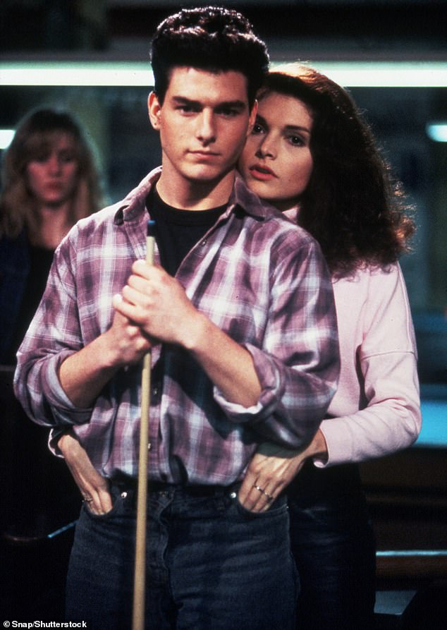 Her movie career thundered ahead with projects like Martin Scorsese's 1986 release The Color of Money starring Paul Newman and Tom Cruise (left) as pool hustlers