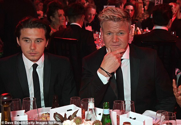 It comes after Brooklyn unfollowed his father's best friend Gordon Ramsay on Instagram after the chef called for him to 'remember where he came from' amid his feud with his parents