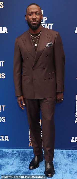 Lamorne Morris and Mark Duplass both rocked dark suits