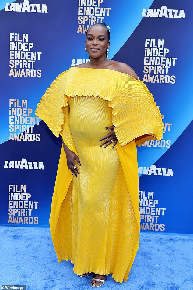 Sinners star Wunmi Mosaku showcased her baby bump in a vibrant yellow, after announcing her pregnancy at the 2026 Golden Globes