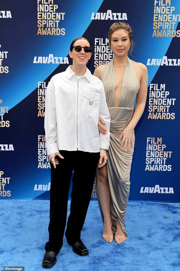 Comedian Robby Hoffman was joined by spouse Gabby Windey, who was a contestant on season 26 of The Bachelor