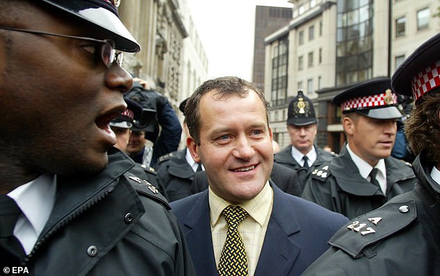 If Andrew were to be charged, he would not merely become the first royal in modern times to face trial over a serious offence. A criminal case would bring back uncomfortable memories of another Old Bailey prosecution, that of ex-butler Paul Burrell (pictured), who was charged with the theft of items that belonged to Princess Diana