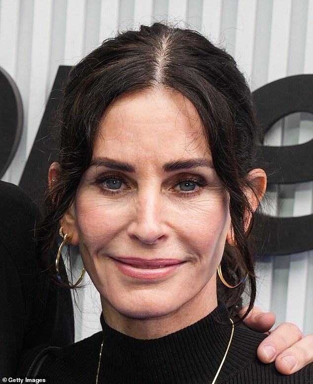 Pictured: Actress Courteney Cox at the US Open Tennis Championship in New York City last year