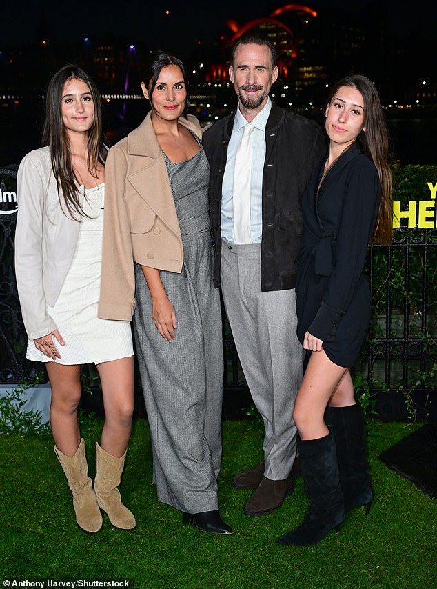 Joseph was also supported by his wife Maria Dolores Dieguez and their two daughters Eva and Isabel at the premiere