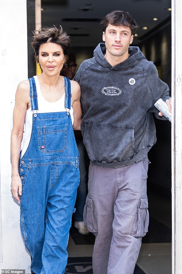 Rinna linked up with her Traitors co-star Rob Rausch in New York City on Friday