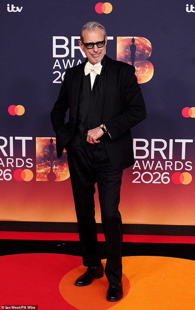 Wicked star Jeff Goldblum was also at the ceremony