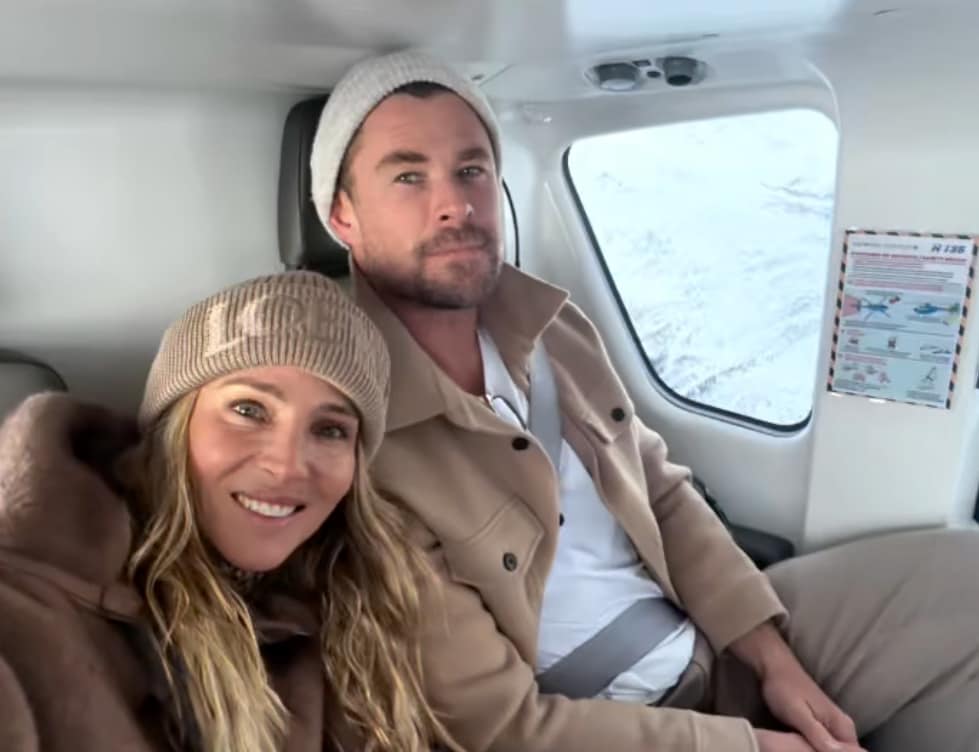 Inside Chris Hemsworth and Elsa Pataky’s alpine family vacation: impressive ski tricks by their kids