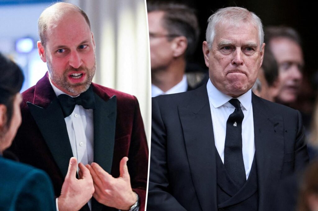 Prince Williams says he's 'not in a calm state' as he arrives at BAFTA Awards after ex-Prince Andrew's arrest