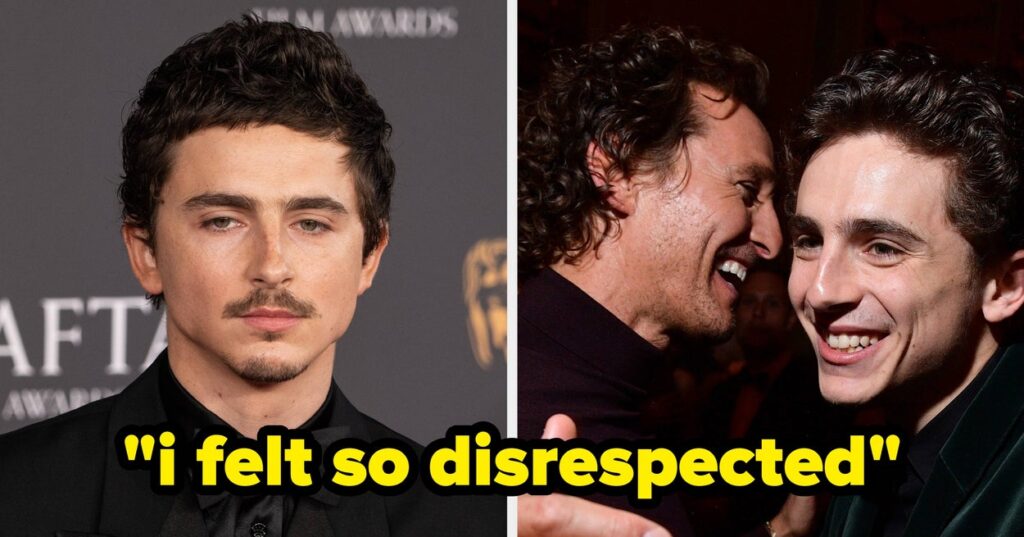 People Are Disgusted Over Matthew McConaughey’s "Childish" Prank On Timothée Chalamet - BuzzFeed