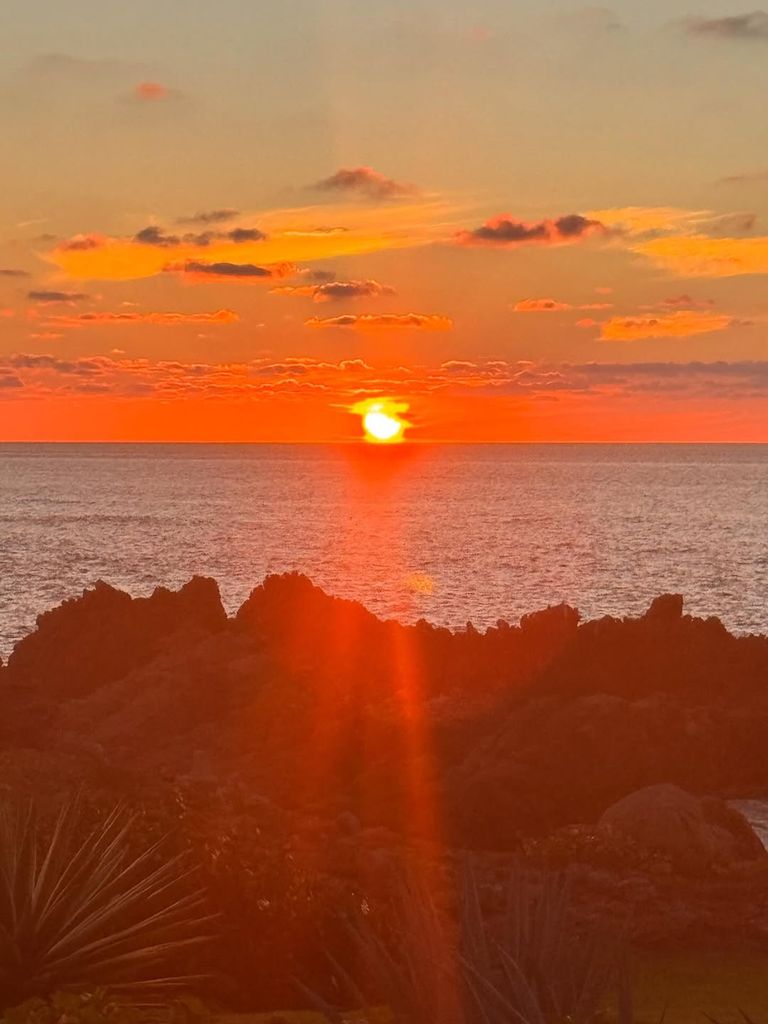 Jordana took in the views