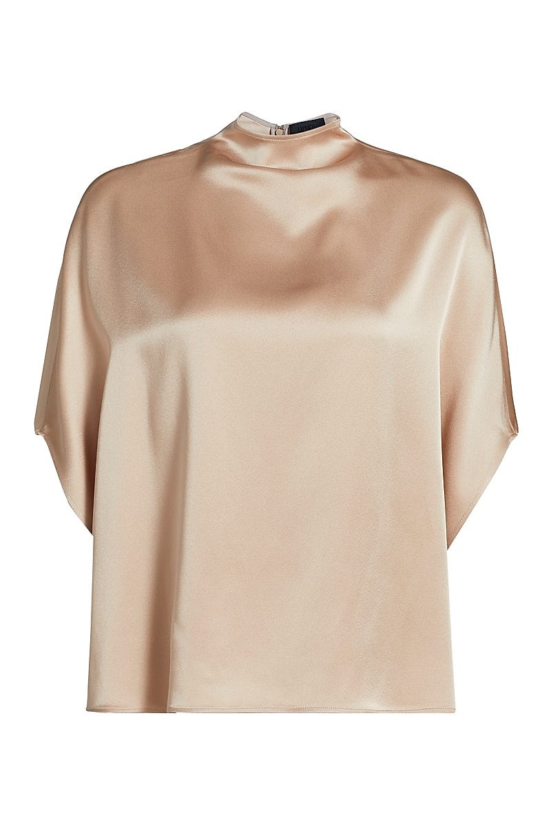 Satin Cape T-Shirt