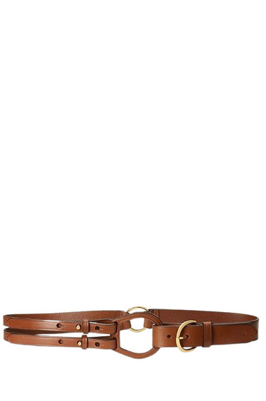 Tri-Strap Leather Belt
