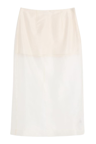 Organza Midi Skirt