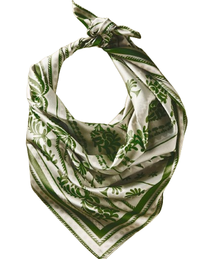 Palm Printed Hair Scarves, Set of 2