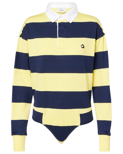 Striped Cotton Bodysuit 