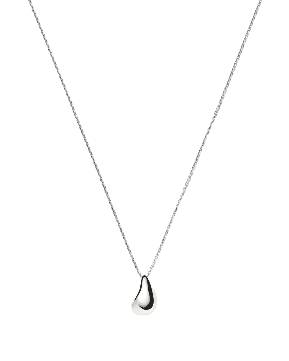 Savi Sculptural Droplet Pendant Necklace