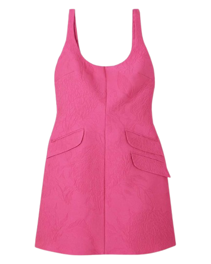 Talia Cloqué Mini Dress