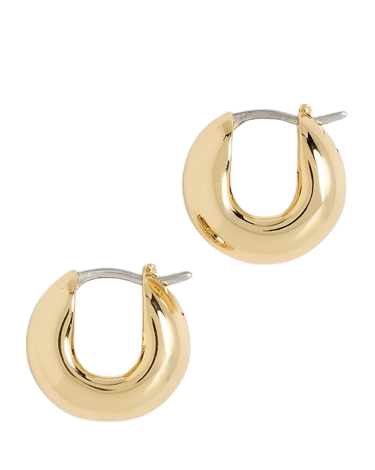 Mini Tome Hoop Earrings