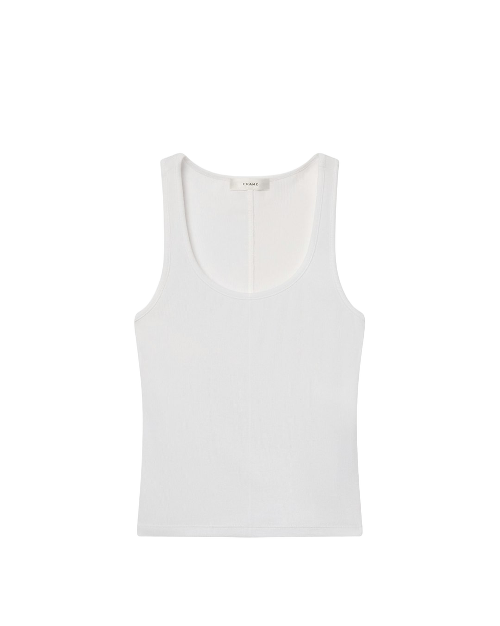 Rib Scoop Neck Tank